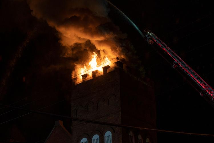 PHOTOS: Fire at First United Methodist Church