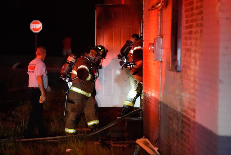 Photos: Firefighters battle blaze at McGhee Furniture Warehouse