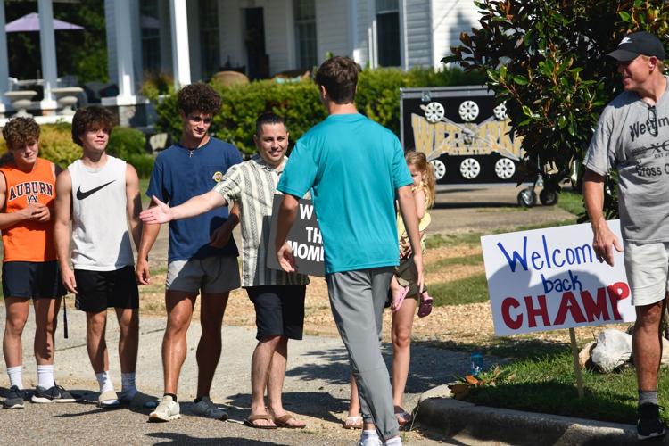 Wetumpka's Grant Weighall, a Paralympics National Champion, celebrated by family and friends