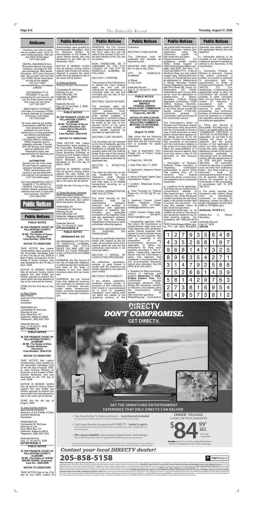 Page A10
