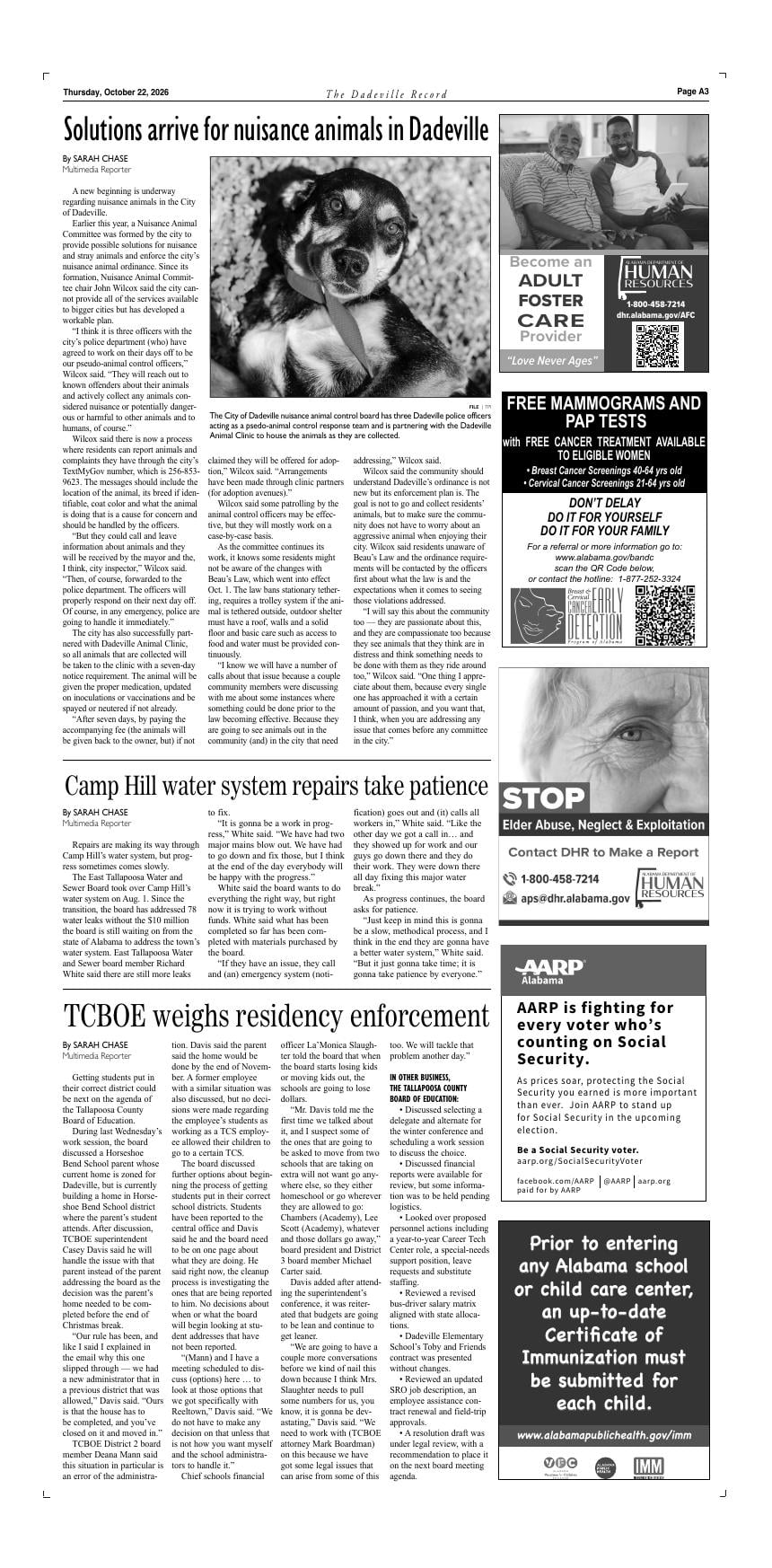 Page A03