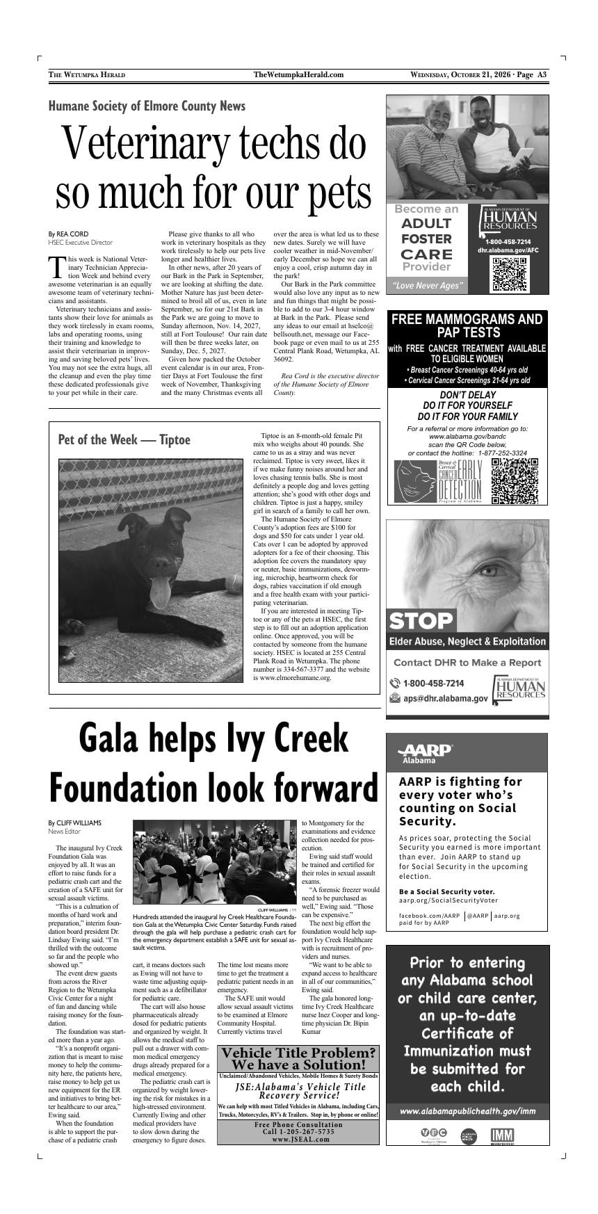 Page A03