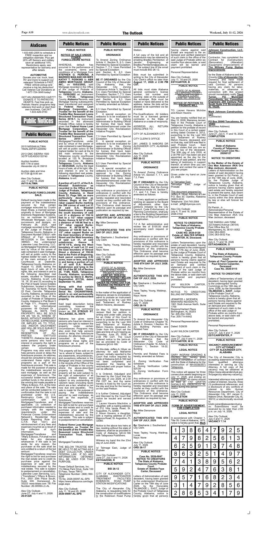 Page A10