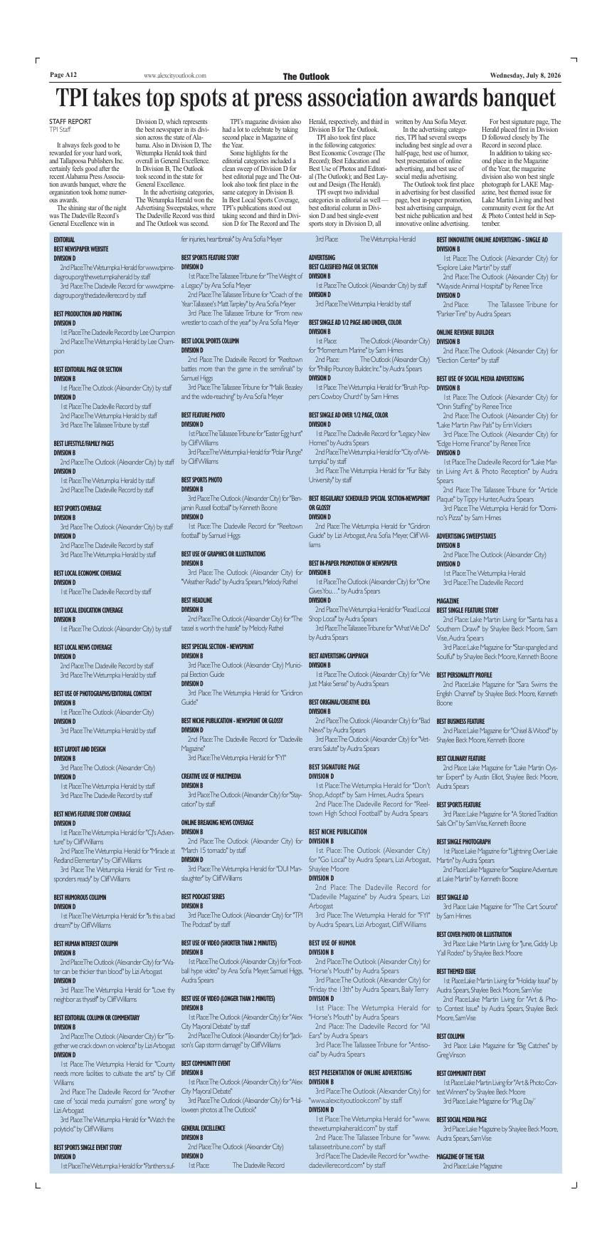 Page A12