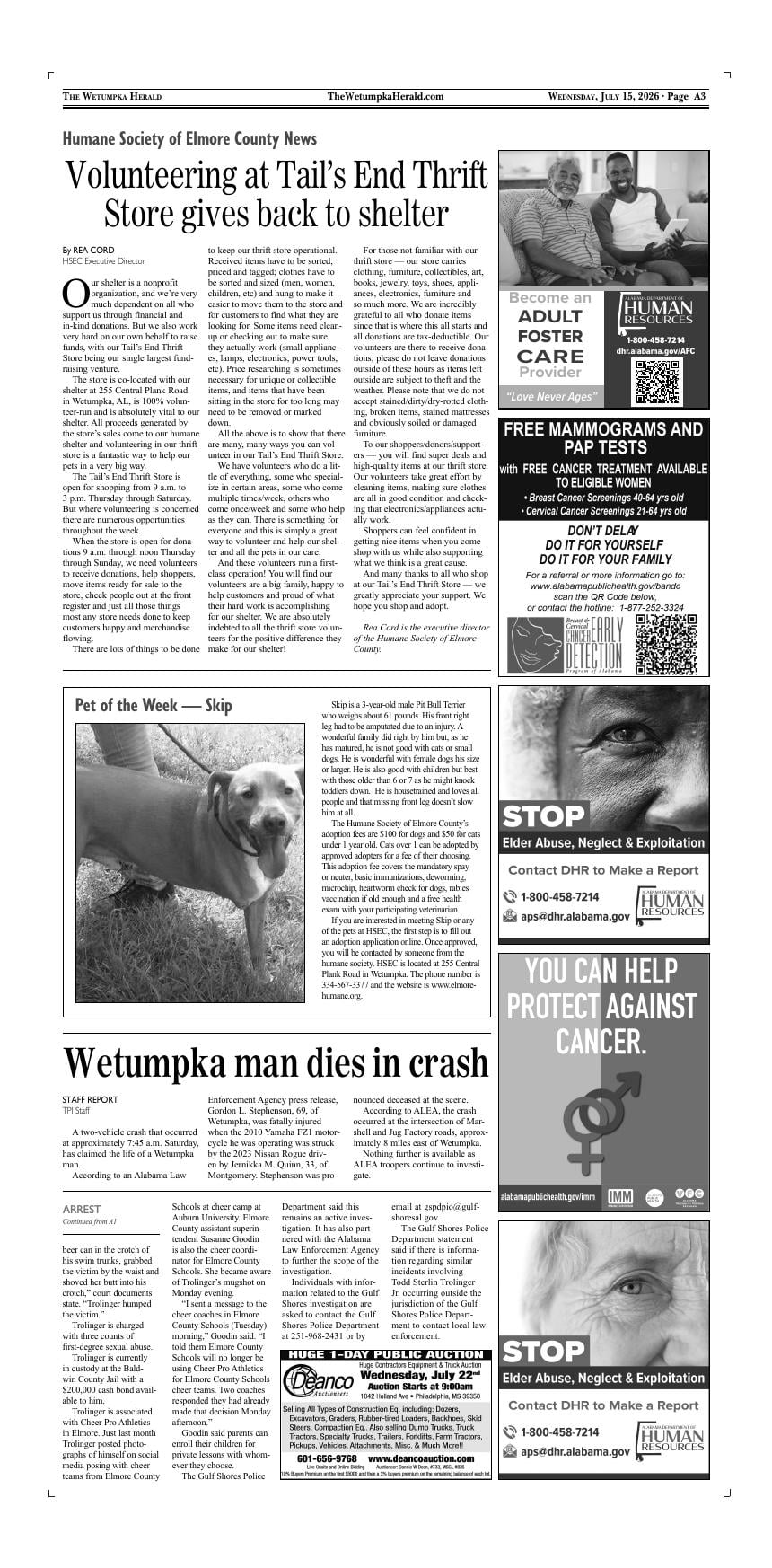 Page A03