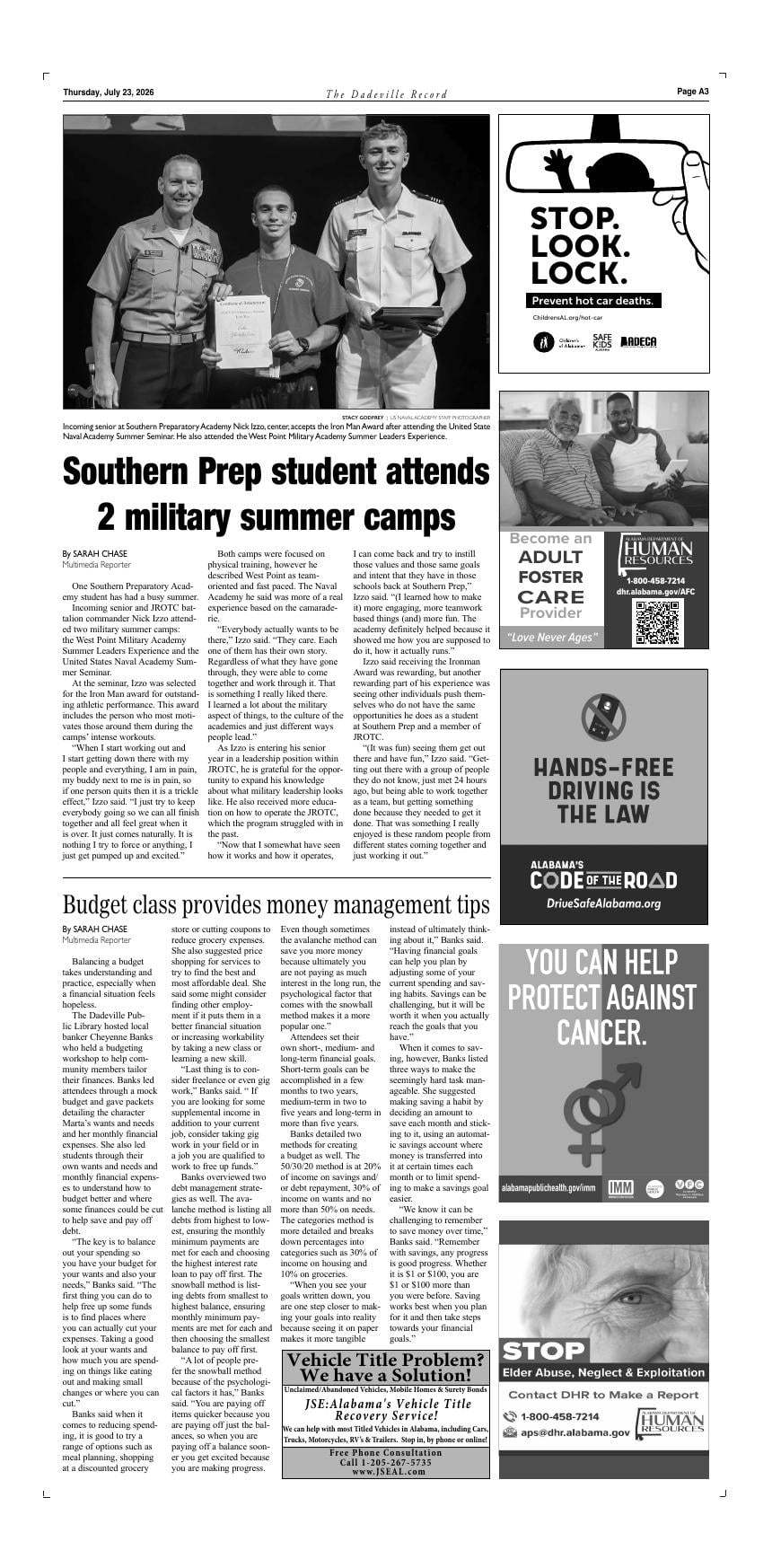 Page A03