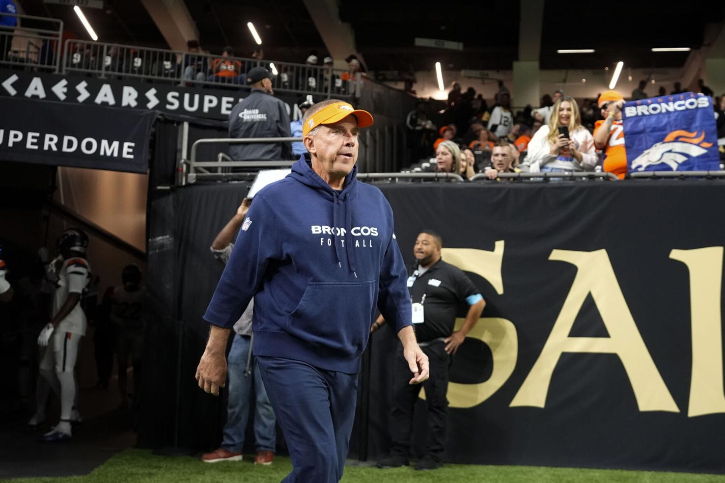 Broncos Saints Football