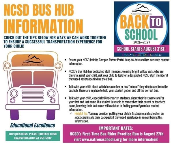 NCSD Transportation First-Time Bus Rider Practice Run!