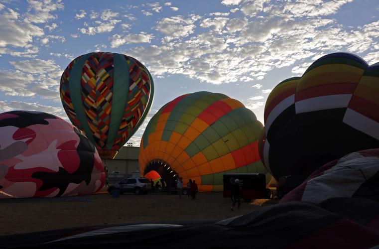 The world from above Hot air balloon fans float over Casper