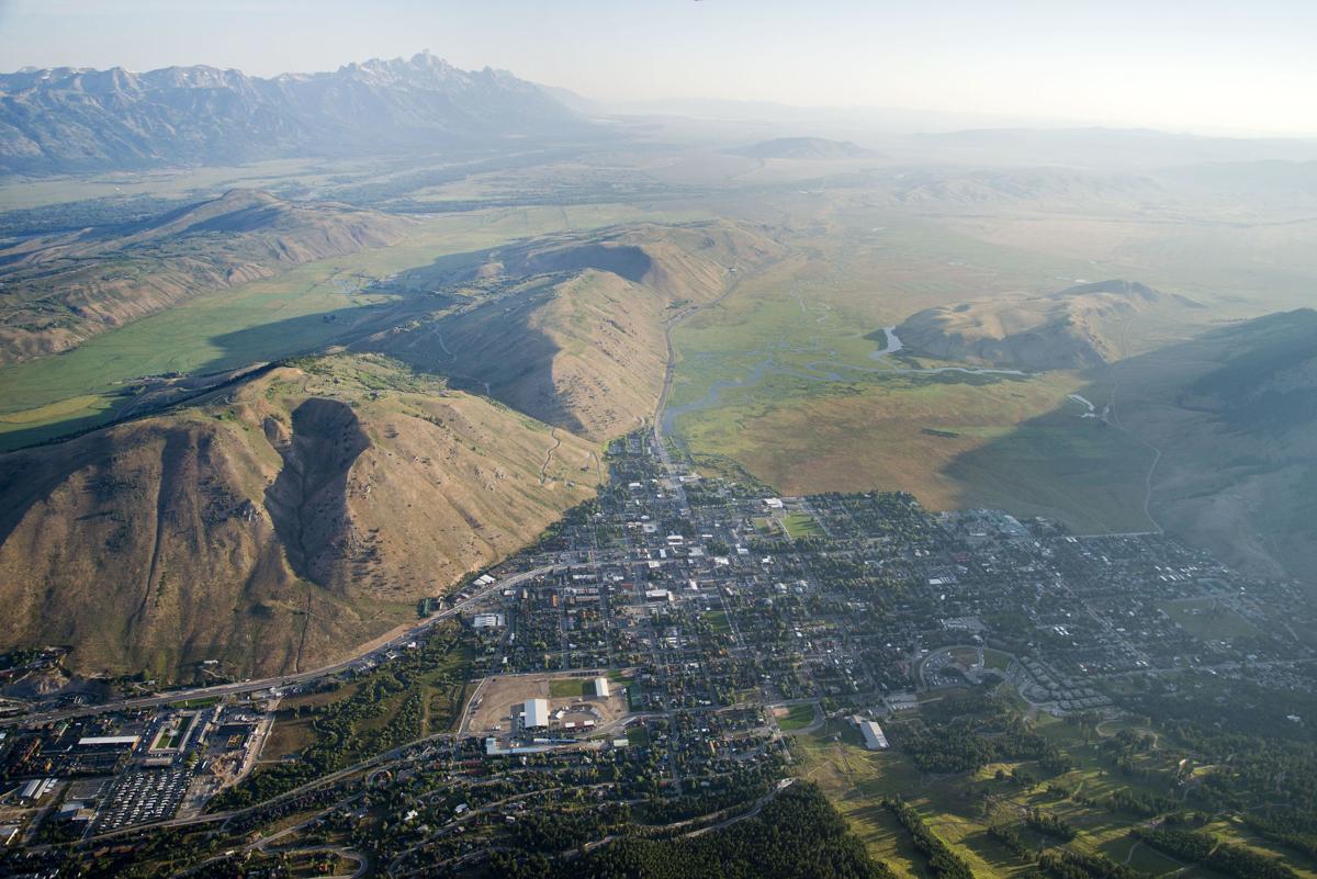 Aerial of the town of Jackson (copy)
