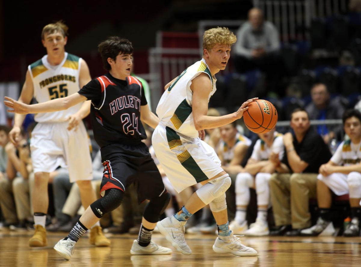 Kaycee is lone East team to join Burlington, Encampment and Farson in 1A boys semis Boys