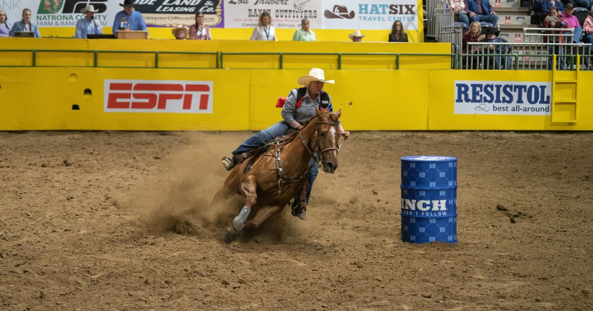 Alexandra Rodeo Barrel Racing Barrel racing sisters set the pace at the College National Finals Rodeo