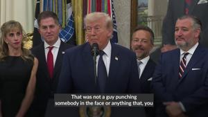 Donald Trump admits asking Gianni Infantino to review Folarin Balogun red card