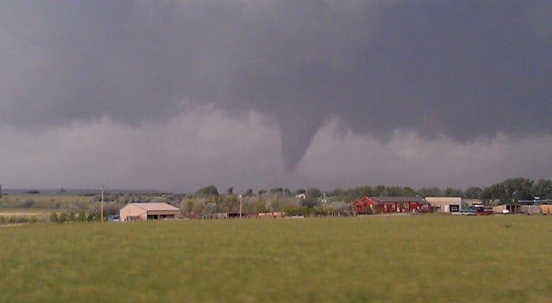 Wheatland area residents begin cleanup effort from tornado