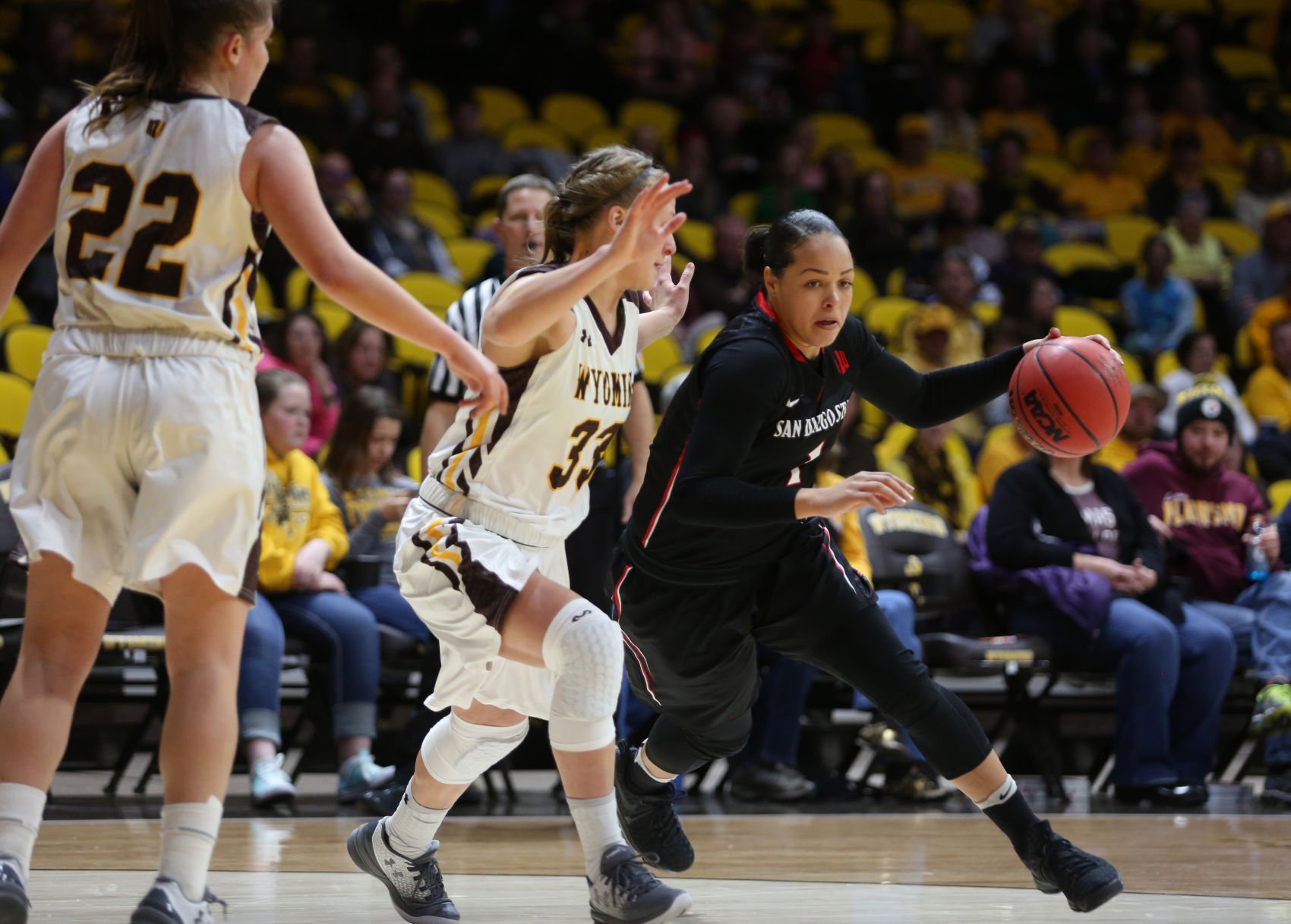 Photos: Wyoming Cowgirls Take 80-67 Win Against San Diego State | Women ...