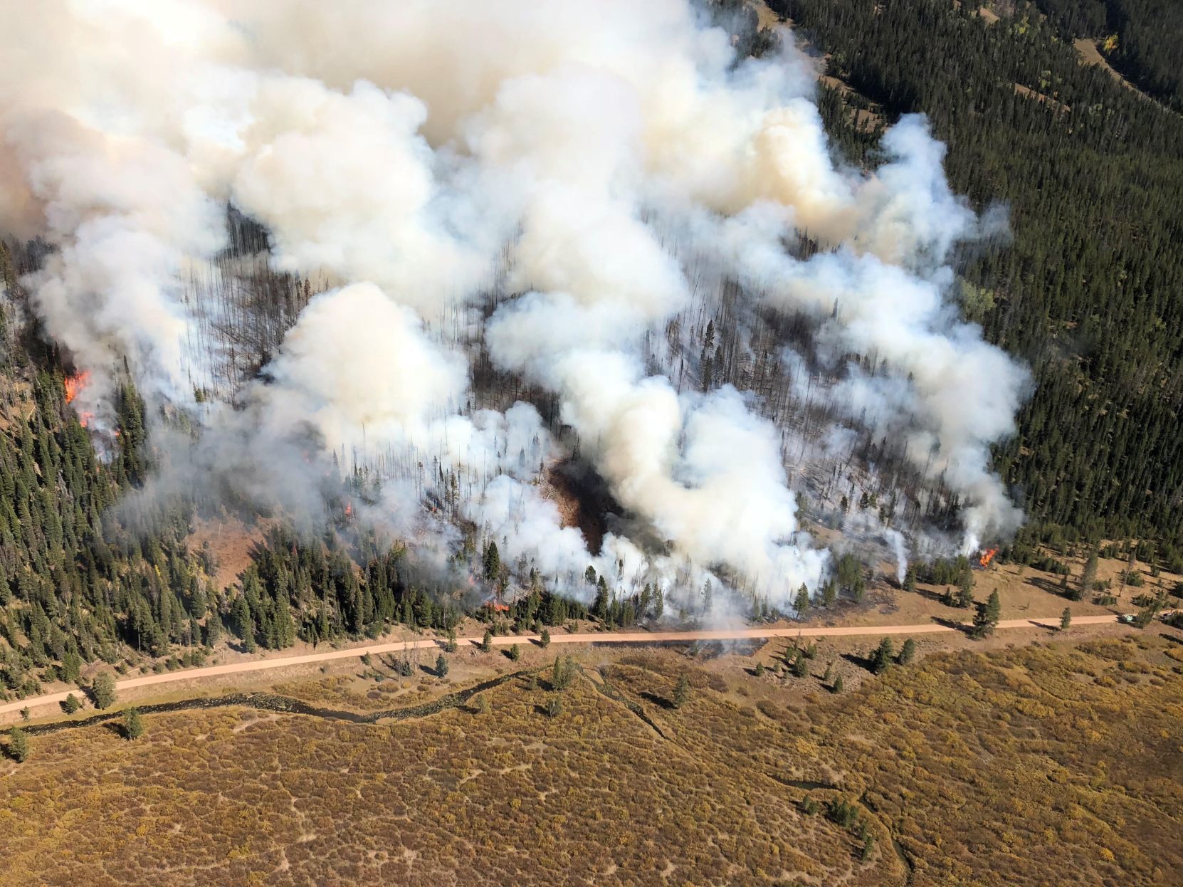 Western Wyoming Wildfire Injures Two As It Spreads | Wyoming News ...