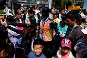 FILE PHOTO: E-Town Half Marathon & Humanoid Robot Half Marathon in Beijing