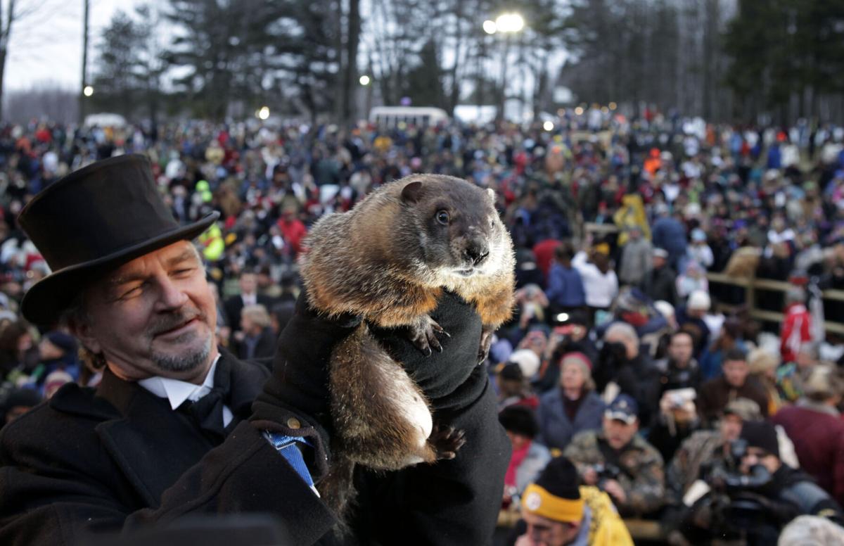 22 photos of groundhogs and guys in top hats to celebrate Groundhog Day