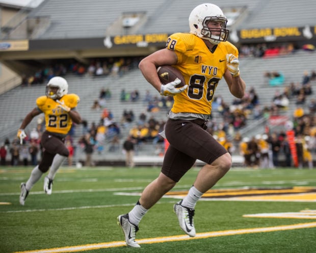 Jacob Hollister emerges as receiving threat for Wyoming