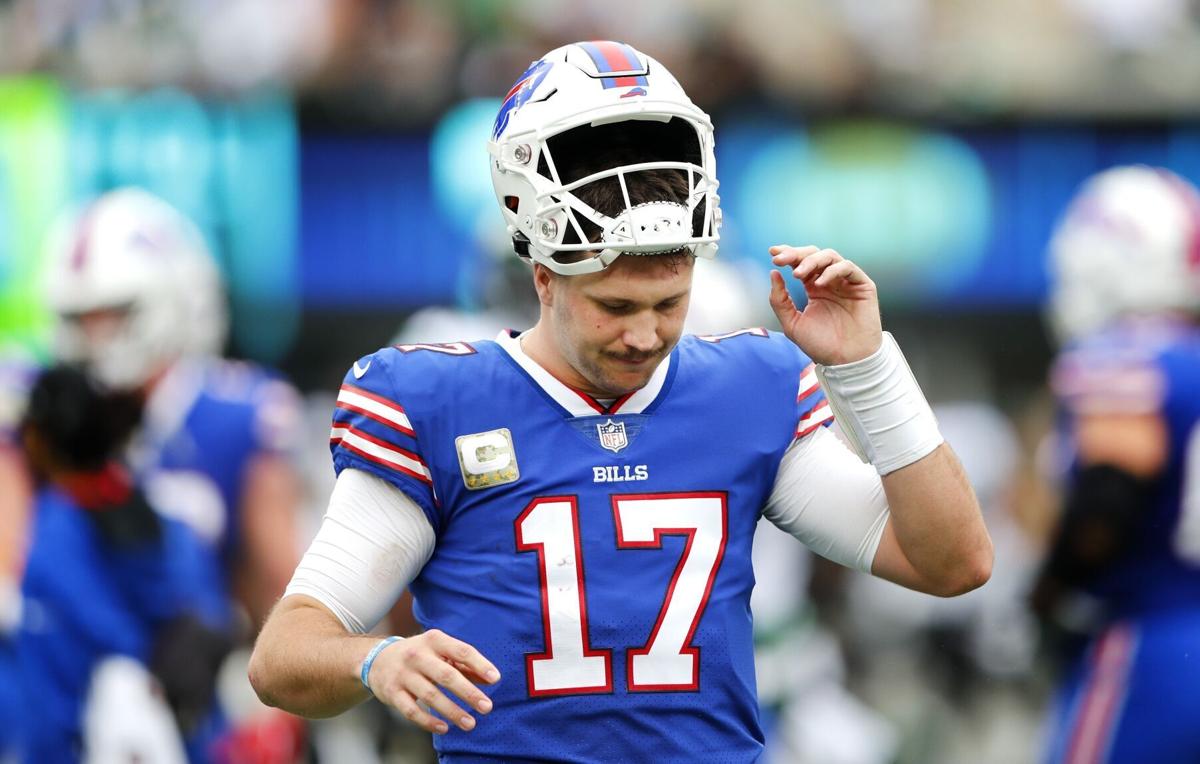 Josh Allen throws for a TD, runs for another as the Bills rout the