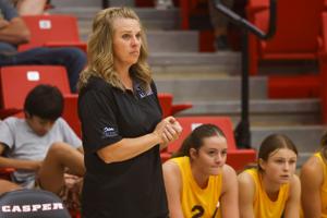 Jenny Evans and daughter Kenzie prepare for lfe without volleyball