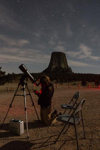 Stargazing at Devils Tower