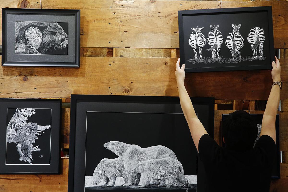 Disabled Casper Veteran Uses Scratchboard Art Technique To Create Intricate Images Arts Theatre Trib Com Primarily using subjects of wildlife, i plan to expand to other subjects throughout. disabled casper veteran uses