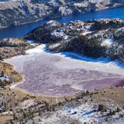 Post-thaw, Pinedale’s red lake quickly tagged as Wyoming’s first ‘harmful’ cyanobacteria bloom of 2025
