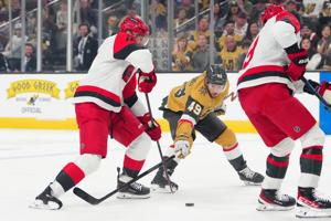 HOCKEY-NHL-VGK-CAR/