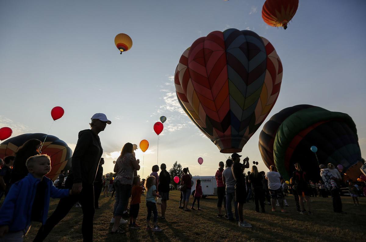 Celebrating first flights at the Casper Balloon Roundup Casper