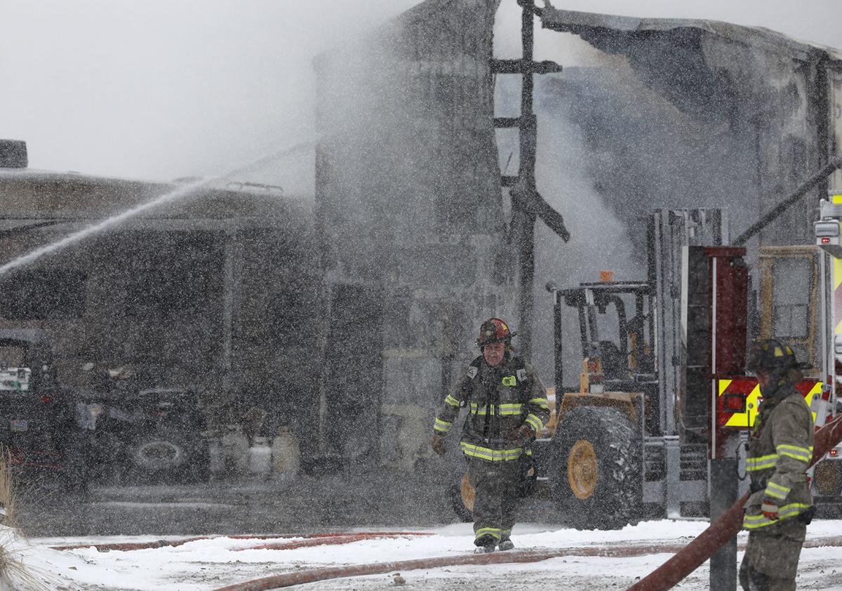 Bryan Stock Trail Structure Fire