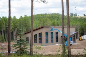 New trails center taking shape on Casper Mountain