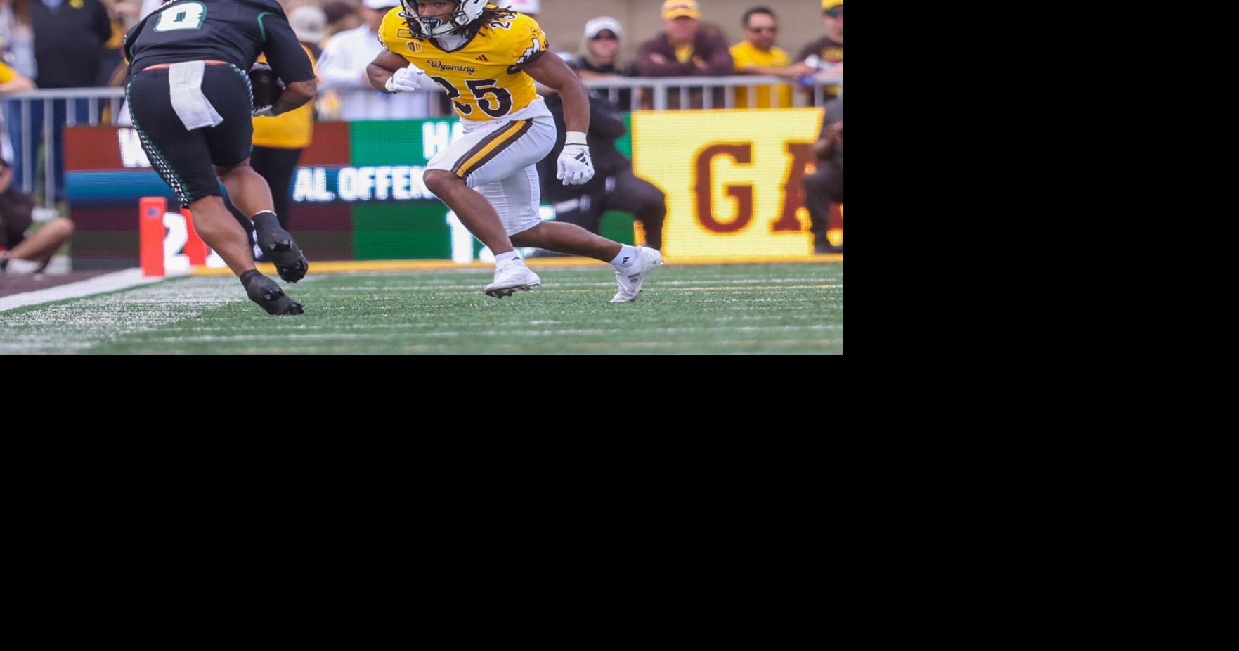 Freshman Therman Williams is a burgeoning star at corner for Wyoming