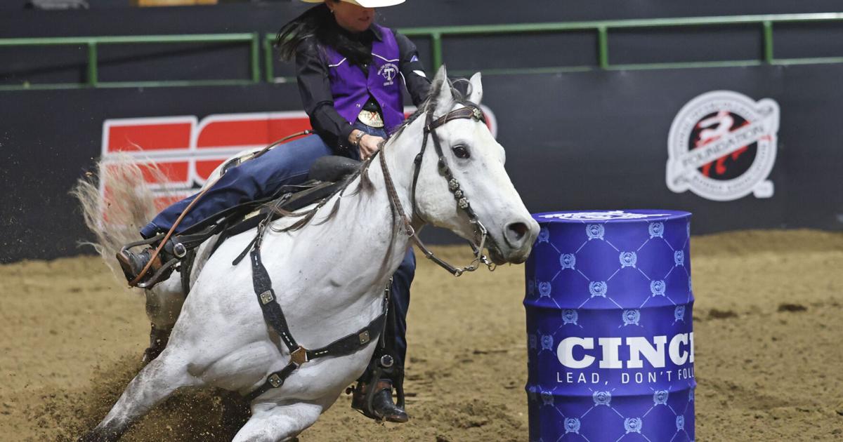 Monday Rodeo College National Finals Rodeo continues with Monday slack