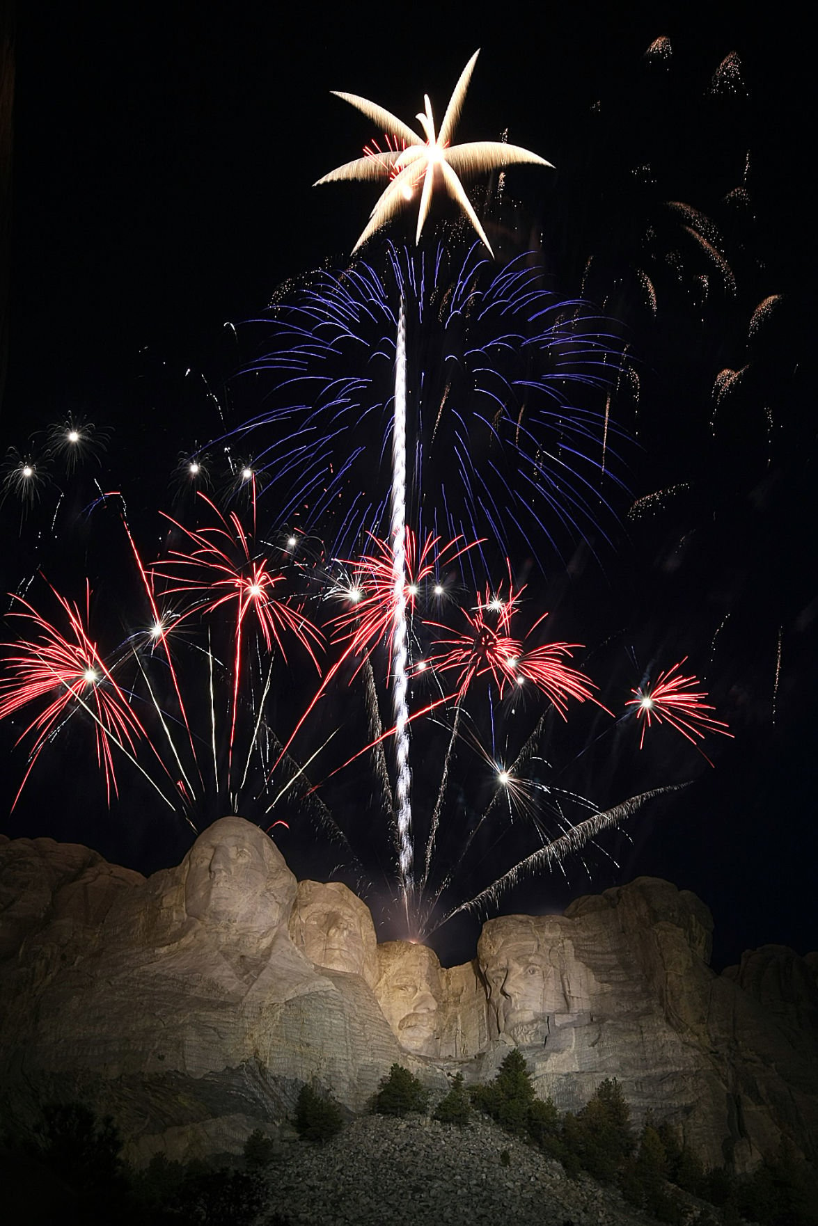 Trump says fireworks will return to Mount Rushmore this year and he may