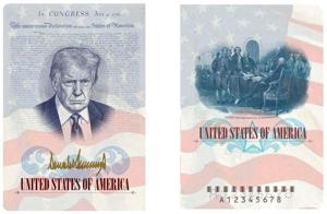 Trump to be featured in new US passport for America's 250th