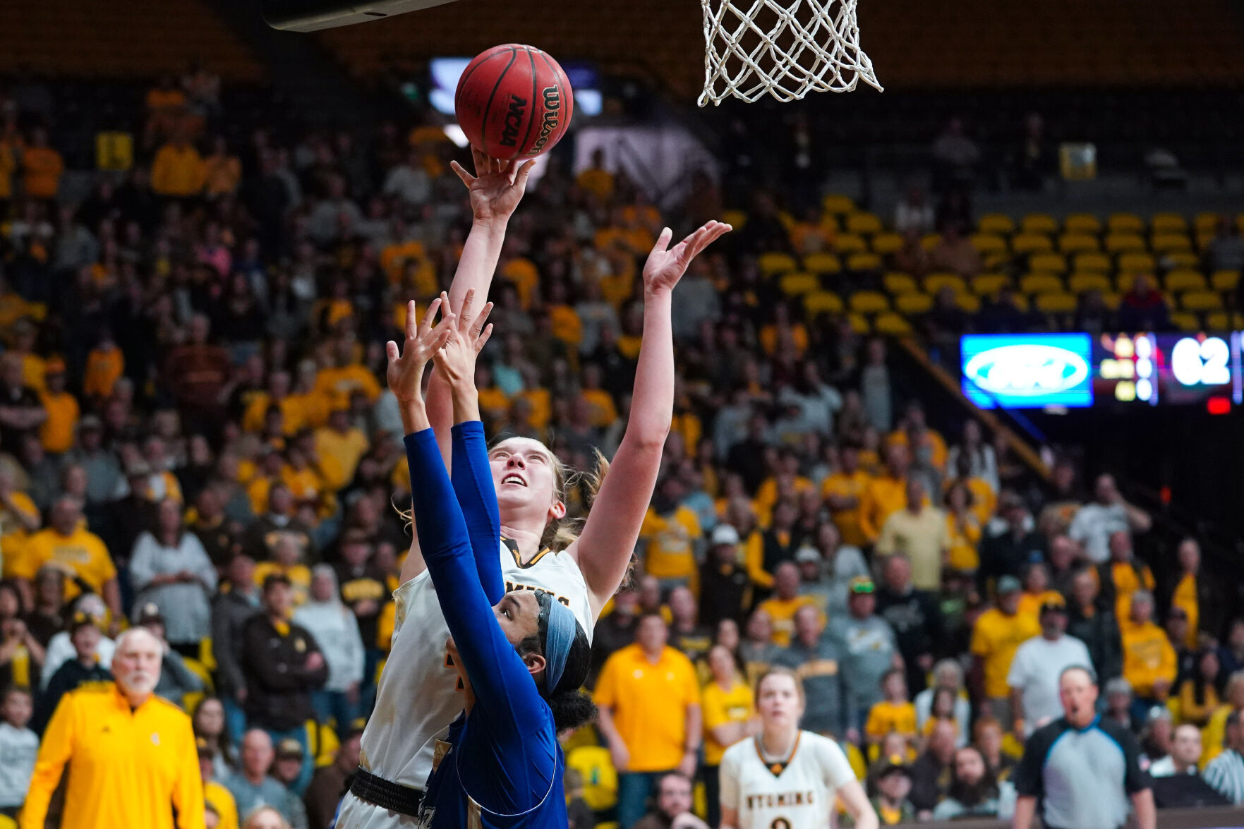 Wyoming Cowgirls Center Allyson Fertig Standing Tall In WNIT