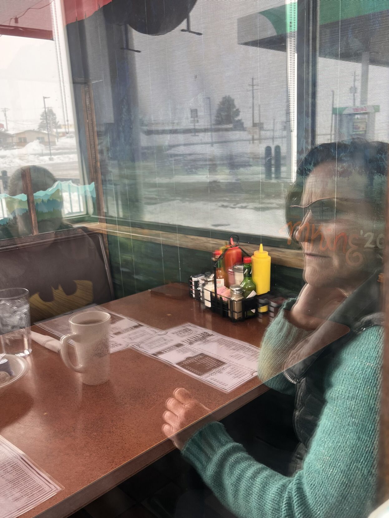 PHOTOS Stuck at a Wyoming truck stop during a blizzard