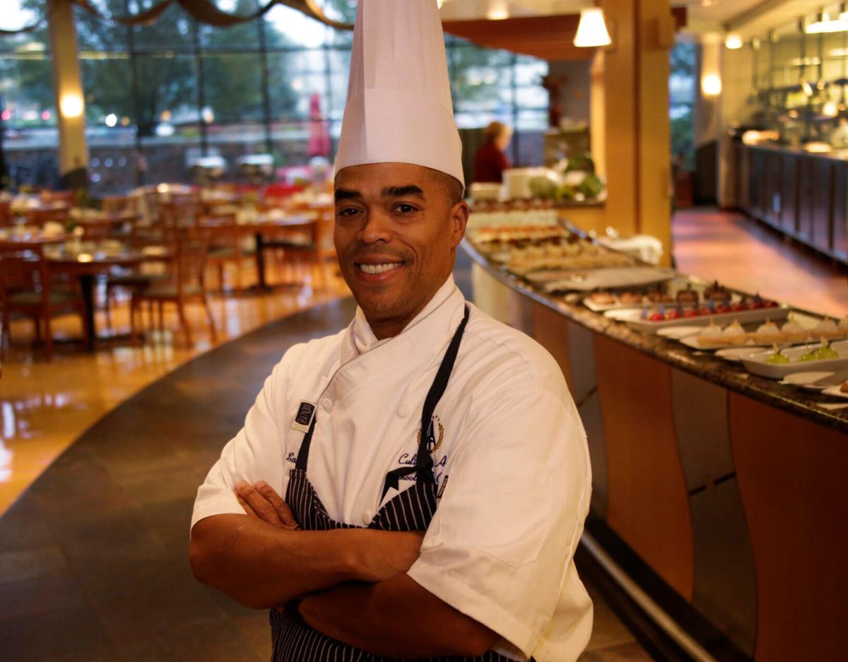 Shawn Loving poses for a portrait at Schoolcraft College on Oct. 12, 2017. Loving is the department chair of Schoolcraft College's Culinary Arts program.
