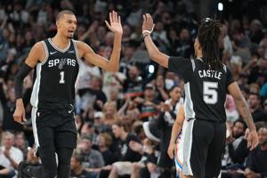 NBA: Playoffs-Oklahoma City Thunder at San Antonio Spurs