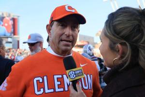 Clemson football coach Dabo Swinney.