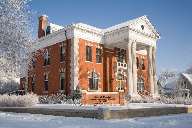 The Wyoming Governor's Mansion In Cheyenne, Wyoming On December 8, 2007 ...