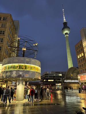 Alexanderplatz today is a bustling public square in Berlin.