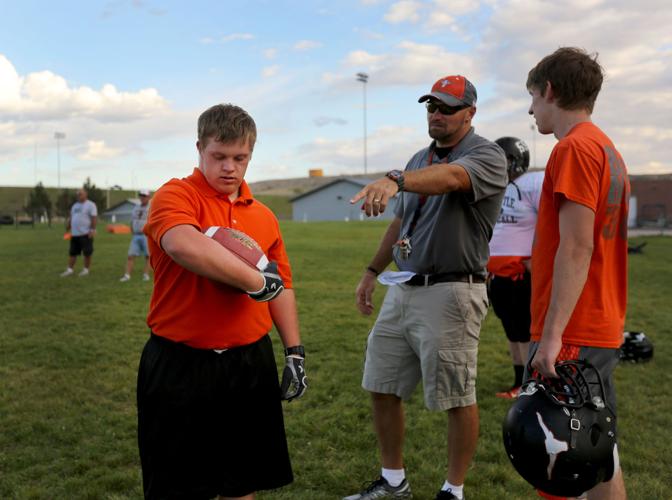Newcastle's Derek Lewis helps Dogies keep things in perspective