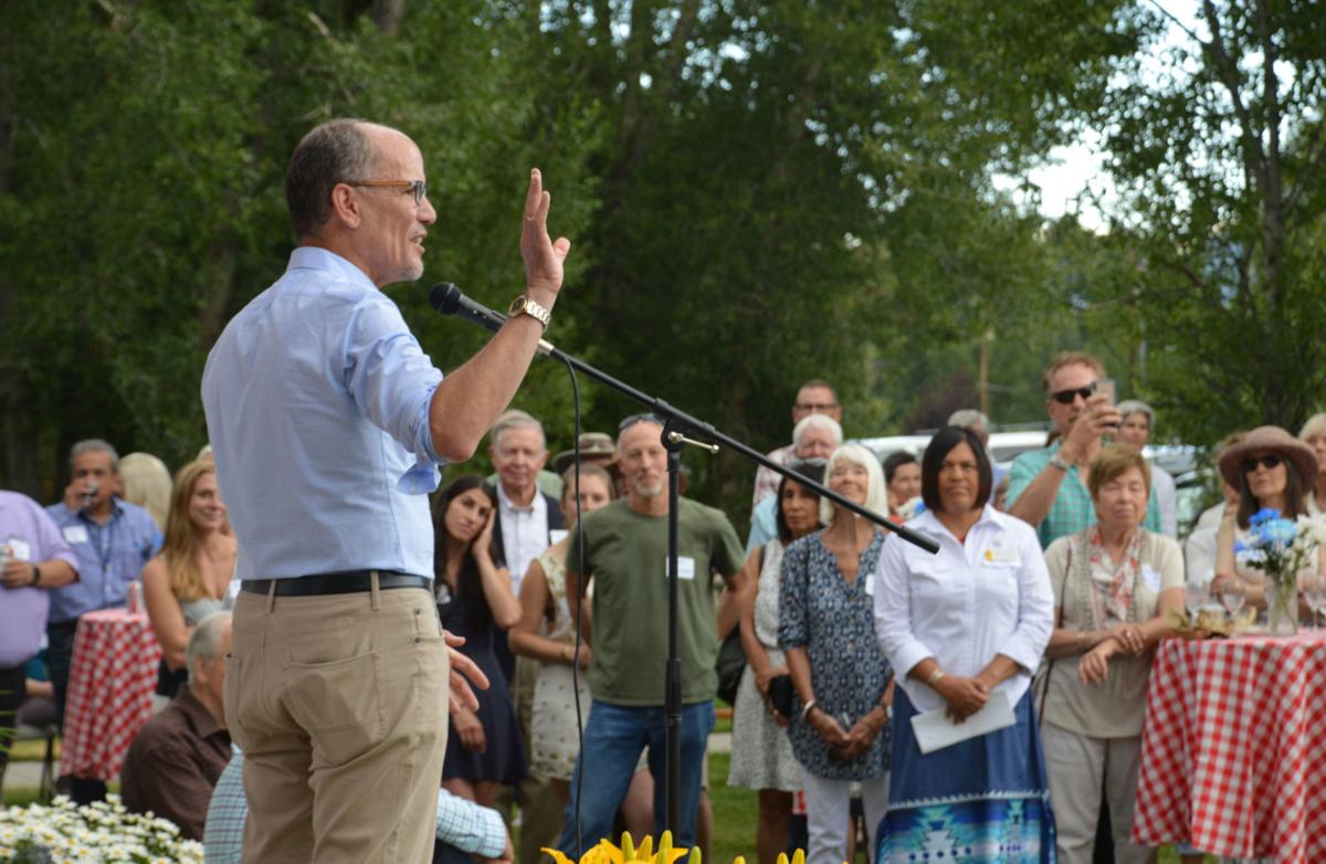Democratic National Committee Chair Visits Wyoming 307 Politics Trib Com
