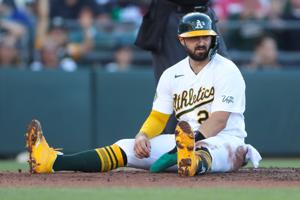 BASEBALL-MLB-ATH-LAD/