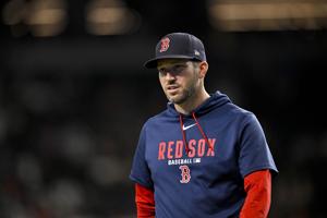 BASEBALL-MLB-TEX-BOS/