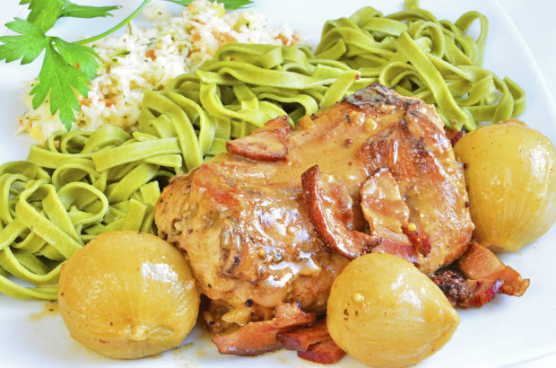 Rabbit in Mustard Sauce