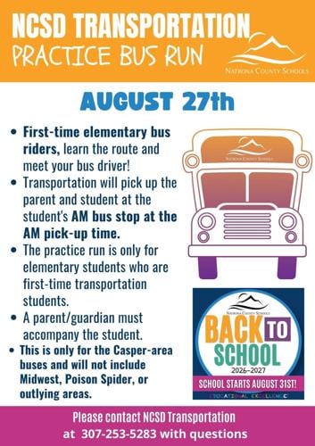 NCSD Transportation First-Time Bus Rider Practice Run!