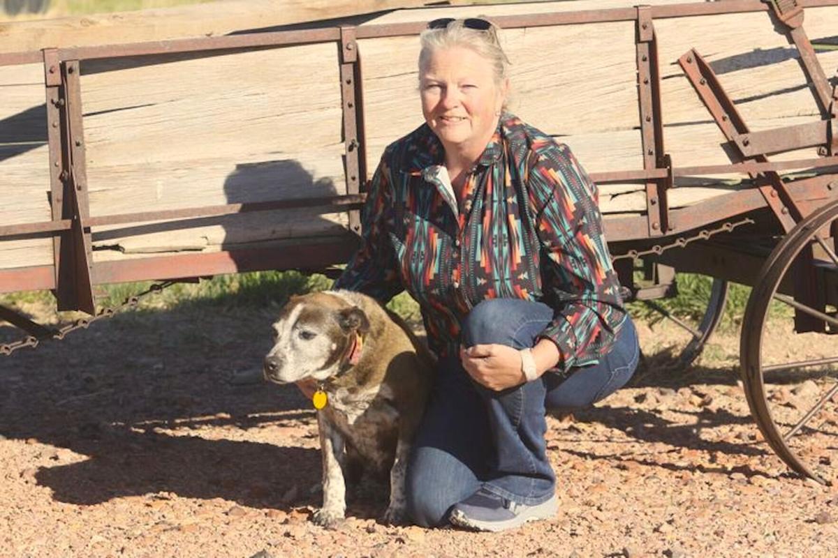 Wyoming family reunites with dog missing nine years